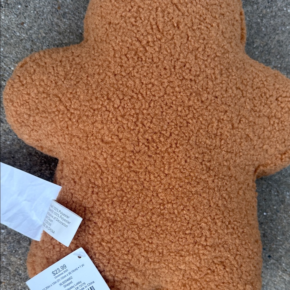 Gingerbread Man Decorative Pillow - NWT - Picture 13 of 14